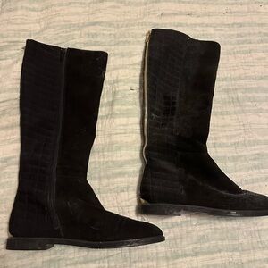 Calvin Klein Black Heeled Boots